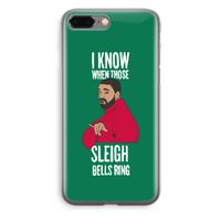 Sleigh Bells Ring: iPhone 8 Plus Transparant Hoesje - thumbnail