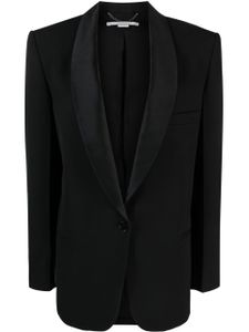 Stella McCartney blazer boutonné à col châle - Noir