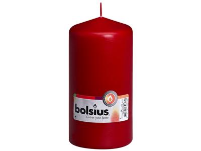 Bolsius Stompkaars Cello Wijnrood - 15 cm / ø 8 cm