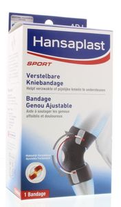 Hansaplast Kniebandage neopreen verstelbaar (1 st)