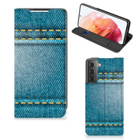 Samsung Galaxy S21 Hippe Standcase Jeans - thumbnail