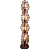 ECO-Light BAMBOO 9510 PT4-D BA Staande lamp E27 Bamboe, Bruin - thumbnail