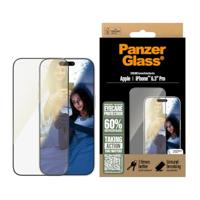 PanzerGlass Eye Care Screen Protector voor Apple iPhone 16 Pro 6.3 inch 2024 | Anti-reflecterend, anti-blauwlicht, val-/krasbescherming, rand tot rand dekking, eenvoudig te installeren - Doorzichtig