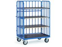 Fetra Hauptartikel 18312-1 Etagewagen Staal Poedercoating Laadvermogen (max.): 1200 kg Stralend blauw (RAL 5007)