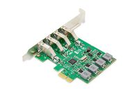 Digitus DS-30226 4 poorten PCI Express kaart USB, USB 1.1, USB 2.0, USB 3.0, USB-A PCIe - thumbnail