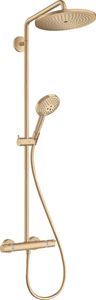 Hansgrohe Croma Select S regendoucheset rond Ø28cm Brushed bronze