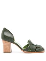 Sarah Chofakian escarpins Scarpin Colette 55 mm en cuir - Vert