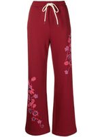 PS Paul Smith pantalon de jogging à fleurs - Rouge - thumbnail