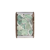 Doosje Fuchsiet ruw 500 gr. - 19 cm - groen - 19 cm