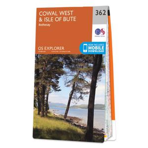 Wandelkaart - Topografische kaart 362 OS Explorer Map Cowal West, Isle