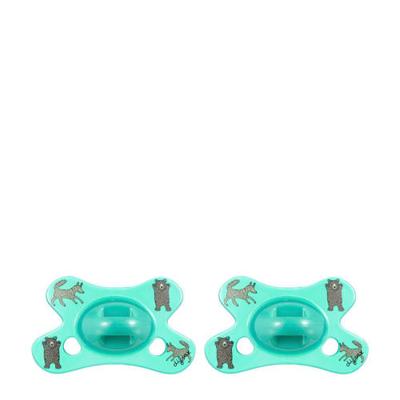 Difrax Natural fopspeen 0-6 mnd (2 stuks) Wild Difrax Natural fopspeen 0-6 mnd (2 stuks) Wild