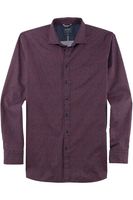 OLYMP Casual Modern Fit Overhemd rood, Motief - thumbnail