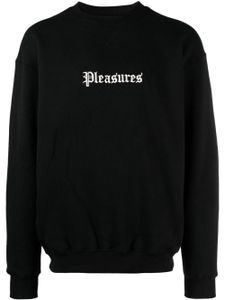 Pleasures pull à logo Recipe brodé - Noir