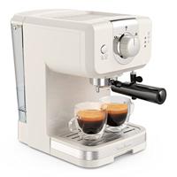 Moulinex Espressomachine, handmatige instelling, barista's, kopjeswarmer, wit