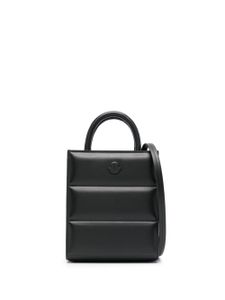 Moncler mini sac à main Doudoune en cuir - Noir