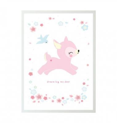 A Little Lovely Company poster Hert meisjes 50 x A Little Lovely Company poster Hert meisjes 50 x