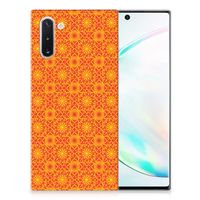 Samsung Galaxy Note 10 TPU bumper Batik Oranje - thumbnail