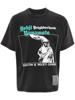 Yohji Yamamoto x Neighborhood t-shirt à logo imprimé - Gris