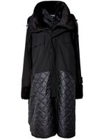 Junya Watanabe parka matelassé à capuche - Noir