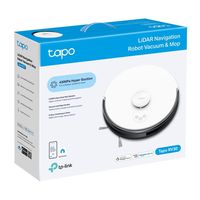 TP-Link Tapo RV30 robotstofzuiger 0,4 l Zakloos Zwart, Grijs, Wit - thumbnail