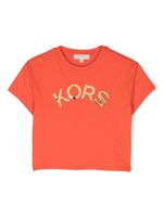 Michael Kors Kids t-shirt en coton à logo imprimé - Orange