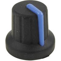 Cliff FC72603S FC72603S Draaiknop Zwart, Blauw (Ø x h) 16 mm x 15.1 mm 1 stuk(s) - thumbnail