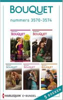 Bouquet e-bundel nummers 3570-3574 (5-in-1) - Marit van Bohemen, Martin Schertstra, Merel Munne, Marly Jansen, Victoria Papelard, Lynne Graham, Michelle Conder, Sarah - ebook