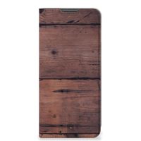 Motorola Moto G22 Book Wallet Case Old Wood