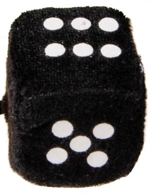 LG Imports knuffeldobbelsteen 4,5 cm zwart