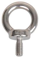 Seilflechter oogbout M6 RVS (aisi 316) 40 mm zilver
