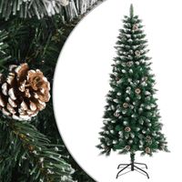 Kunstkerstboom met standaard 150 cm PVC groen