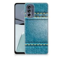 Motorola Moto G62 5G Silicone Back Cover Jeans - thumbnail