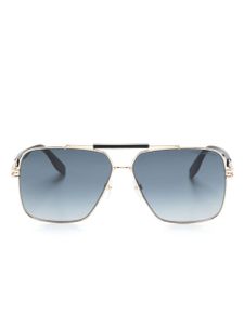 Marc Jacobs Eyewear lunettes de soleil à monture pilote - Or