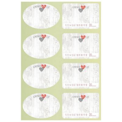 Metaltex Etiketten 6,7 X 4,6 Cm Papier Groen/grijs 64 Stuks