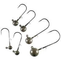 LMAB Tungsten Round Jig Green Pumpkin Size - 2/0 - 3,5 gr 3st. - thumbnail