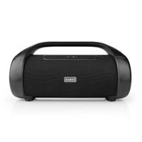 Nedis SPBB340BK Bluetooth® Party Boombox 9.5 Uur 2.1 120 W Media Afspeelmogelijkheden: Aux Ipx5 Koppelbaar Handgreep Feestverlichting Zwart