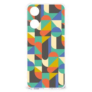 OPPO A58 | A78 5G Doorzichtige Silicone Hoesje Funky Retro