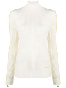 Moncler polo-neck jumper - Blanc