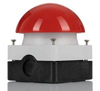 Eaton Voet- grove knop 1S1Ö FAK-R/KC11/I, rood, lichtgrijs (RAL 7035)