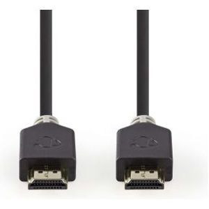 High Speed HDMI-kabel met Ethernet | HDMI-connector - HDMI-connector | 2,0 m | Antraciet