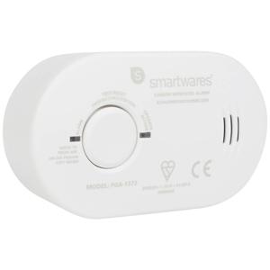 Smartwares FGA-13721 Koolmonoxidemelder werkt op batterijen Detectie van Koolmonoxide