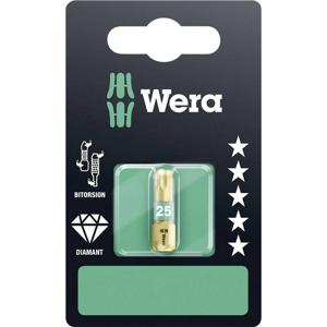 Wera 867/1 BDC SB SiS 05134377001 Torx-bit T 25 Gereedschapsstaal Gelegeerd, Diamant gecoat D 6.3 1 stuk(s)