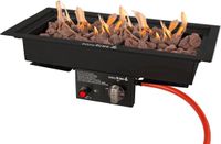 Easy Fires: Inbouwbrander 50 x 25 - Zwart