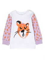 Stella McCartney Kids t-shirt imprimé à manches longues - Blanc