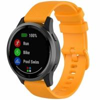 By Qubix - Compatible met Garmin Vivomove 3 / HR/Luxe/Sport/Style/Trend - Sportband met motief - Oranje - Compatible Garmin bandje - Bandbreedte: 20mm
