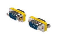 DIGITUS D-Sub 9 Gender-Changer - Adapter - 9-pins koppeling - stekker naar stekker - RS-232 - RS-485 - TTL - metalen behuizing