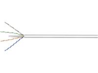 Goobay 68466 Netwerkkabel CAT 6 U/UTP 4 x 2 x 0.25 mm² Grijs 100 m