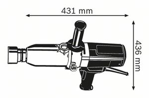 Bosch Blauw GDS 30 Slagmoeraanzetter | 920w 1000Nm - 0601435103