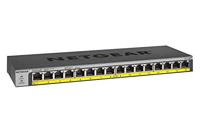 NETGEAR GS116PP Unmanaged Gigabit Ethernet (10/100/1000) Power over Ethernet (PoE) Zwart