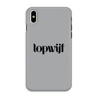 Topwijf Grijs Zwart: iPhone X Tough Case